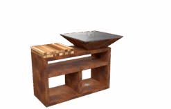 Vulcanus Grill PRO 730 Masterchef - Barbecue A Legna -Lodge Store 730 master cover