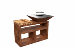 Vulcanus Grill PRO 730 Masterchef - Barbecue A Legna -Lodge Store 730 master multigrid no legs