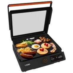 Blackstone 17'' Electric Tabletop Griddle - Plancha Elettrica -Lodge Store 8000 17InESeries Food