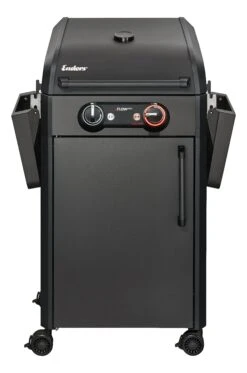 Enders - EFlow Pro 2 Turbo Shadow Barbecue Elettrico -Lodge Store 9712 eFLOW Pro 2 Shadow frontal Seitenklappen