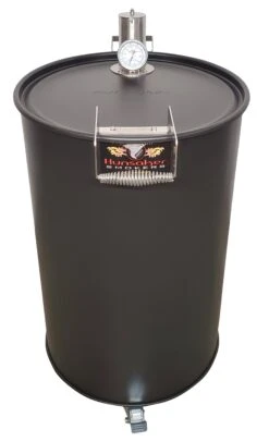 Hunsaker Smoker Vortex 55 Galloni - Barbecue A Carbone -Lodge Store ProModelFlatBlack4 150912