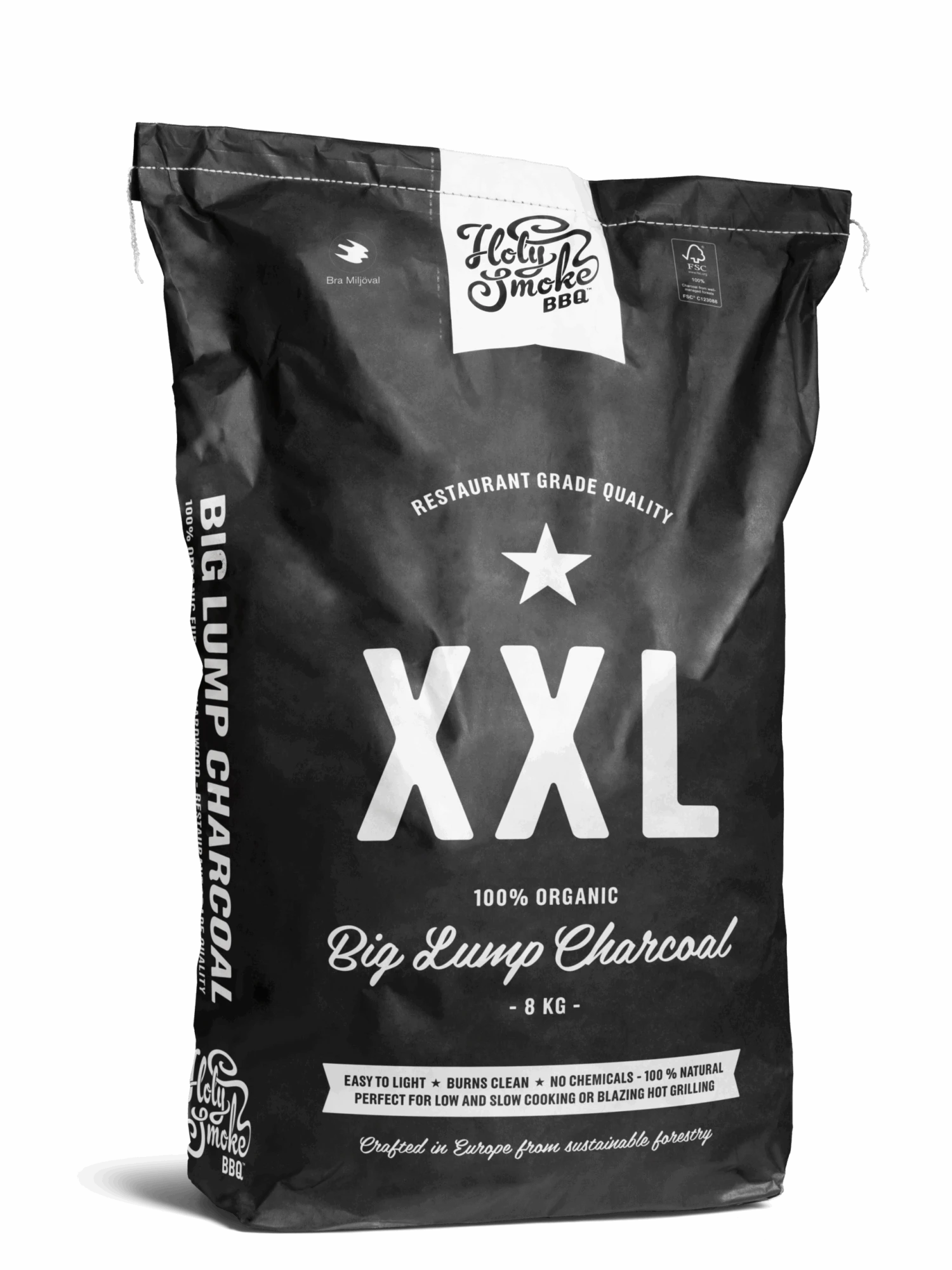 Holy Smoke BBQ - XXL Big Lump Charcoal 8 Kg 1 Holy Smoke BBQ - XXL Big Lump Charcoal 8 Kg