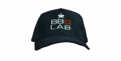 Cappellino BBQ LAB Nero Con Logo Ricamato