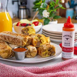 Kinder's - Red Taco Hot Sauce -Lodge Store red taco hot sauce with fire roasted jalapeno lifestyle