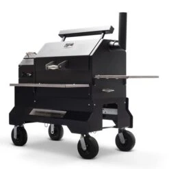Yoder Smoker YS640s Pellet Grill With Comp Cart -Lodge Store yoder smokers ys640s acs comp cart black